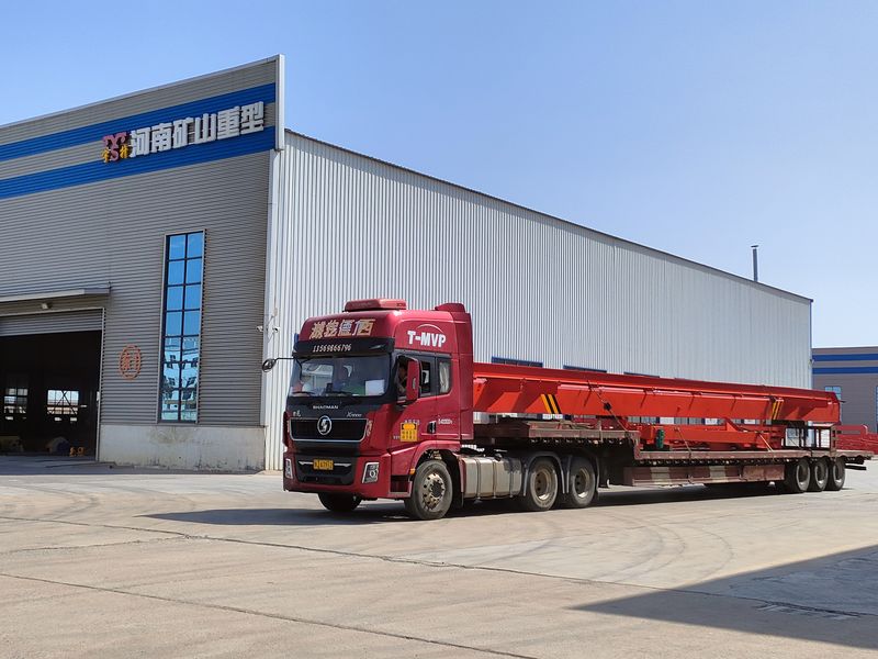 電動葫蘆門式起重機(jī)  MHxh10t—14m 外懸3.5/1.5m 制作完成，發(fā)往青海交付客戶使用